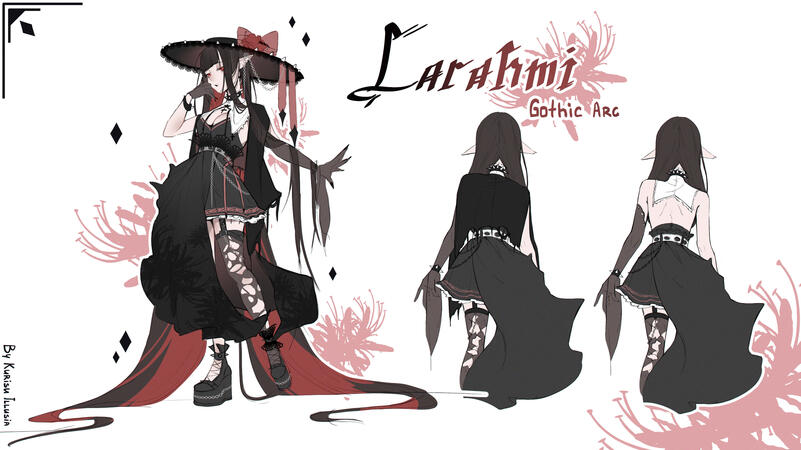 Larahmi: gothic outfit